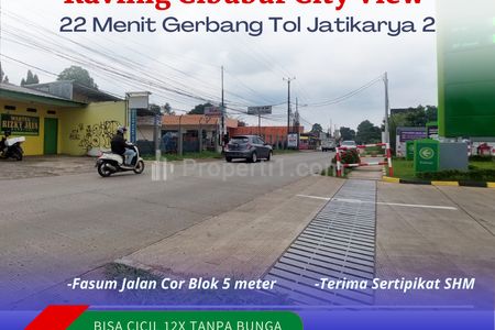 Dijual Dekat Gerbang Tol Jatikarya 2 Letak Strategis Promo Tanah Kavling 4 Jutaan Per Meter