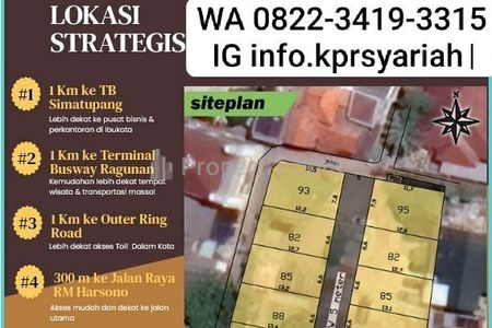 Dijual Tanah Kavling Siap Bangun di Ragunan Pasar Minggu Jakarta Selatan