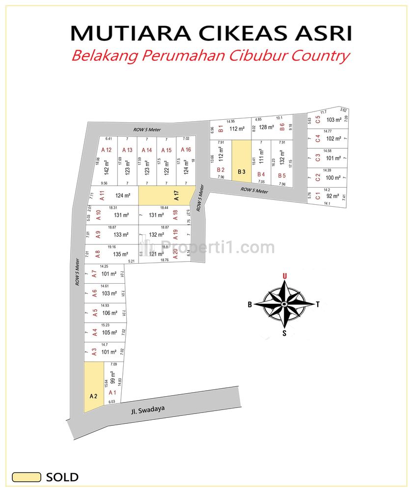 Dijual Tanah Kavling Mutiara Cikeas Asri - Cicilan 12x Tanpa BUNGA