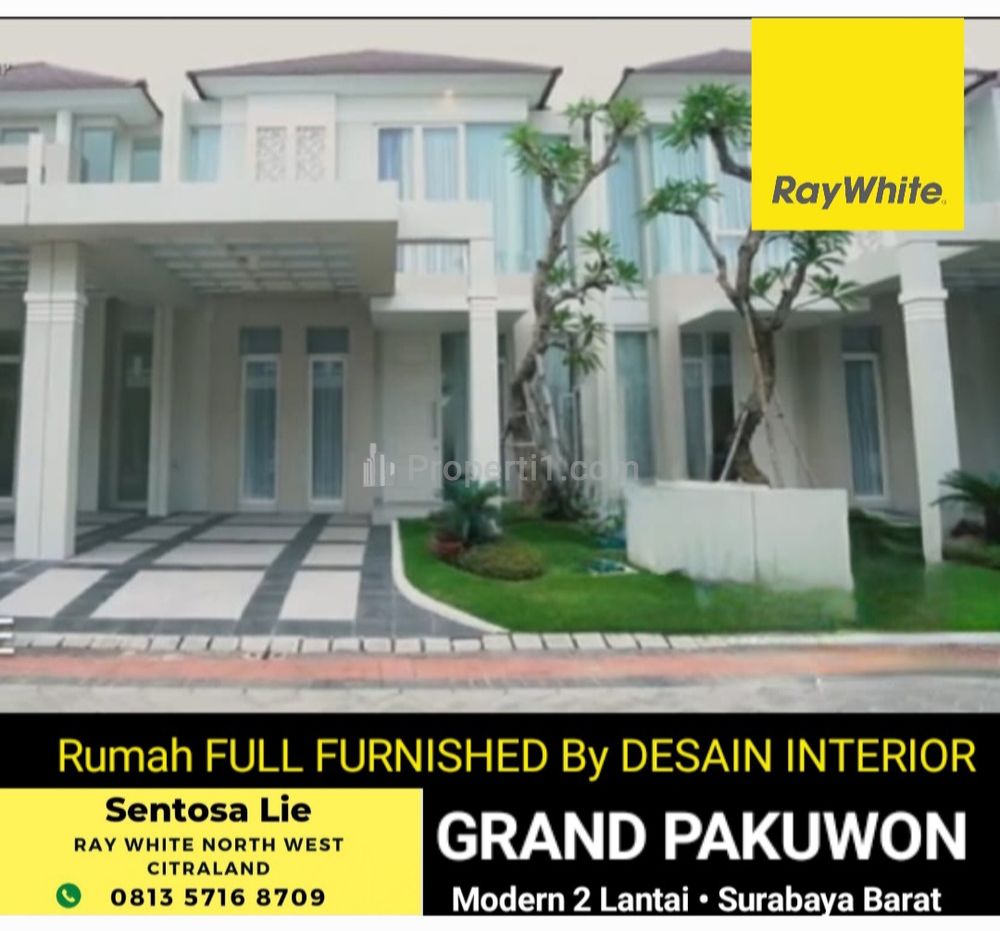 Dijual Rumah Grand Pakuwon Cluster Brisbane FULL FURNISHED by Desain Interior dekat Food Junction, Sekolah Sampoerna Academy