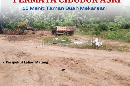 Jual Tanah 98m2 Harga 1,6 Jutaan Per Meter di Ragemanunggal, Setu, Bekasi - Permata Cibubur Asri