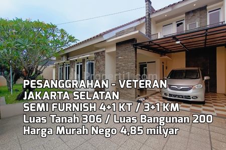 Dijual Rumah Mewah Dalam Komplek di Jakarta Selatan, Dekat Gandaria