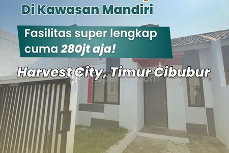 Rumah Murah Dijual Butuh Uang di Harvest City Bekasi, Rumah Cluster Fasilitas Lengkap