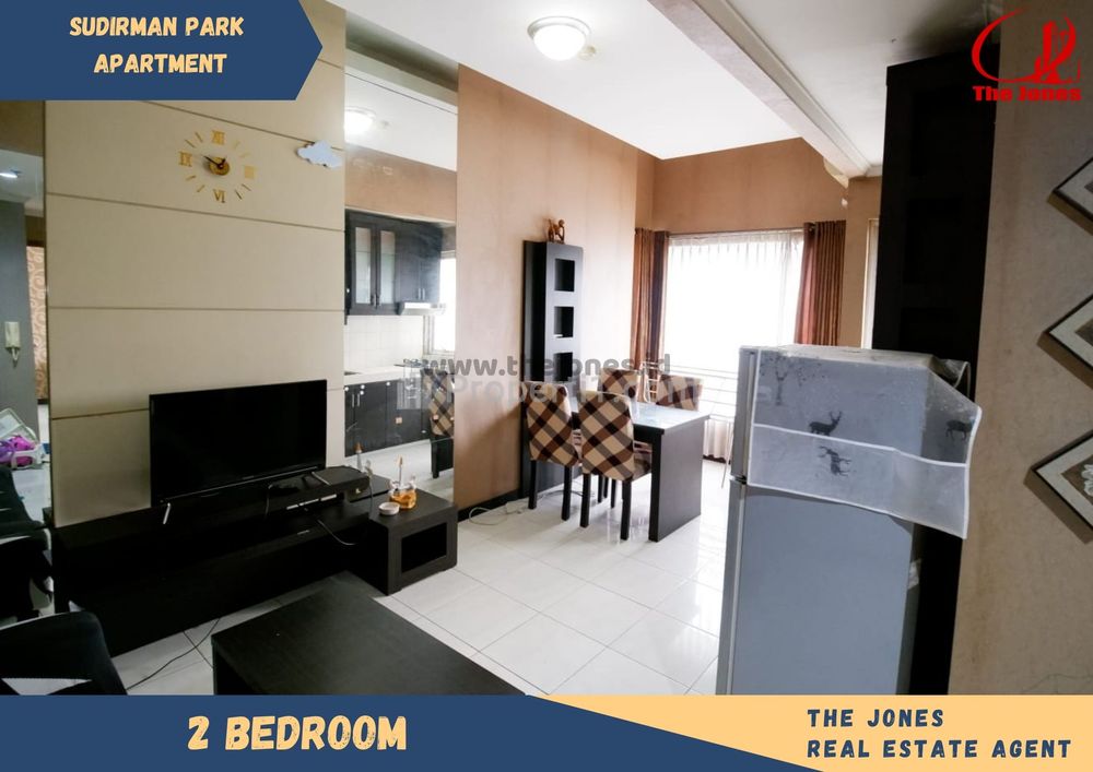 Sewa Apartemen Sudirman Park Jakarta Pusat - 2 Bedroom Fully Furnished, Dekat London School, Citywalk Sudirman, dan Stasiun MRT