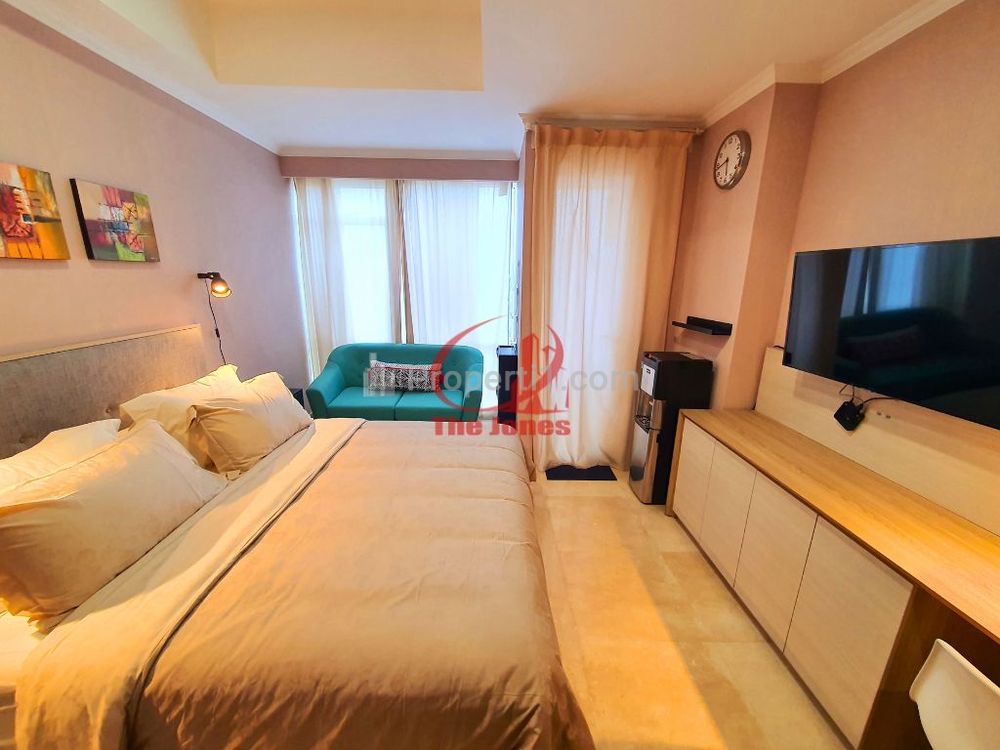 For Rent Apartemen Menteng Park Tipe Studio Fully Furnished, Dekat TIM, RSCM, Bunda Hospital, dan Kampus UI Salemba