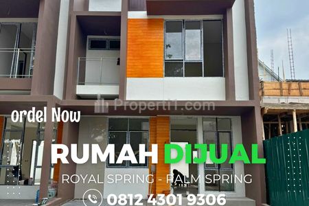 For Sale Rumah Royal Spring Cluster Palm Spring Hertasning Makassar - Sulawesi Selatan