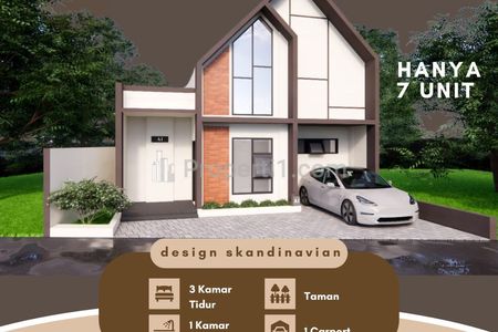 Dijual Rumah Murah Skandinavian di Jogja Barat