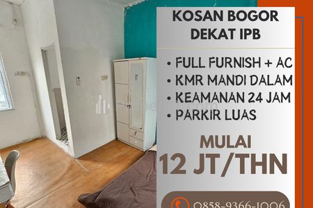 Sewa Kosan di Bogor Dekat IPB Dramaga Eksklusif Full Furnish Unit Terbatas