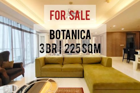 Apartemen Botanica Dijual, 3 BR, 225 sqm, Furnished, Perfect for Investor, Direct Owner, Yani Lim 08174969303