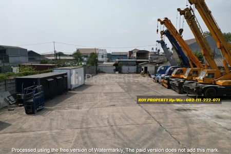 Dijual Tanah dan Bangunan di Cakung Cilincing 2.200 m2 Ada Workshop Dekat Tol Cakung dan Pelabuhan Tanjung Priok