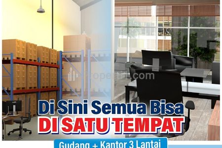 Dijual Gudang Aerobizhub Pajang dan Tiga Lantai Kantor di Tangerang