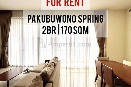 Apartemen Pakubuwono Spring Disewakan, 2+1BR, 170sqm, Furnished, Ready to Move In, Direct Owner