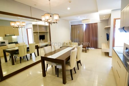 For Rent Apartemen Thamrin Residence Tower Edelweis Tipe 3+1 Bedroom Full Furnished, Dekat Mall Grand Indonesia, Plaza Indonesia, dan Thamrin