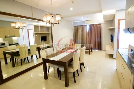 For Rent Apartemen Thamrin Residence Tower Edelweis Tipe 3+1 Bedroom Full Furnished, Dekat Mall Grand Indonesia, Plaza Indonesia, dan Thamrin