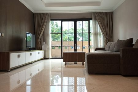 Disewakan Luxury Unit Apartment at Kusuma Chandra Prime Location in South Jakarta (SCBD Area) – 3+1BR Modern Fully Furnished