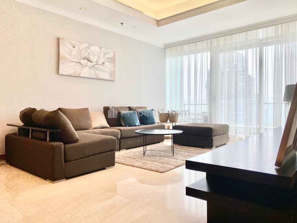Disewakan Luxury Apartment Kempinski Residence Strategic Location in Central Jakarta – 2+1 BR Fully Furnished