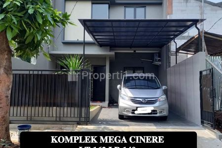 Dijual Rumah Siap Huni di Komplek Mewah Mega Cinere, Depok, Dekat ke Pondok Labu