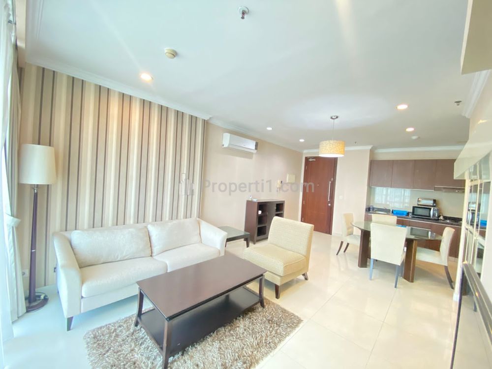 Sewa Apartemen Denpasar Residence Kuningan City 2 Kamar Tidur Bagus Siap Huni