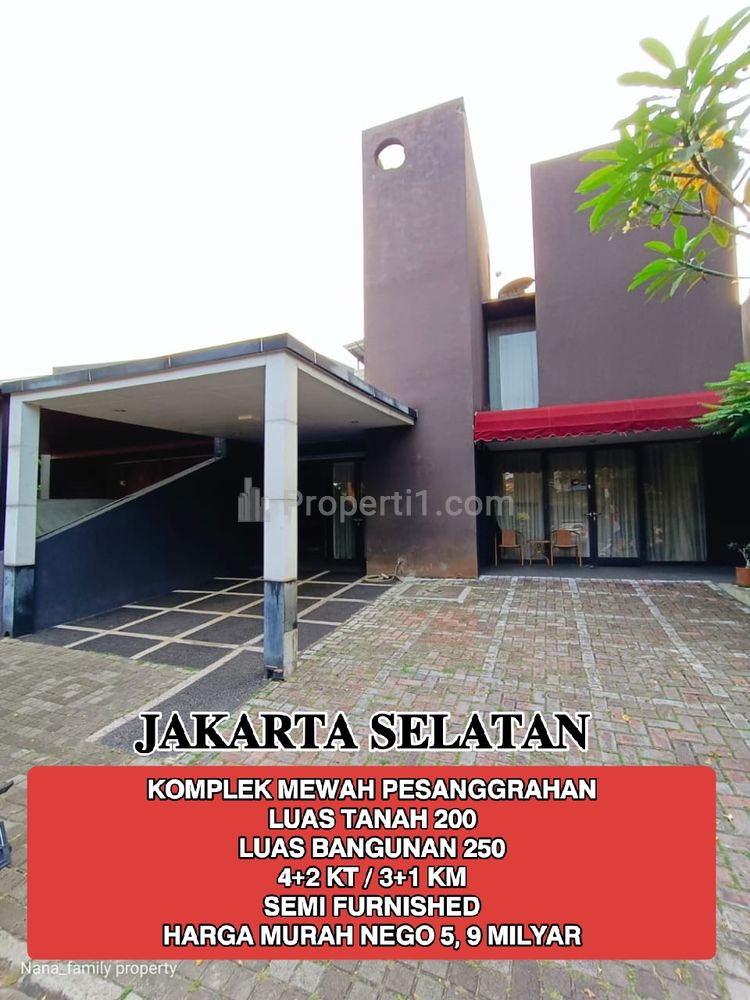 Dijual Rumah Mewah Dalam Komplek di Jakarta Selatan, Dekat Mal Pondok Indah