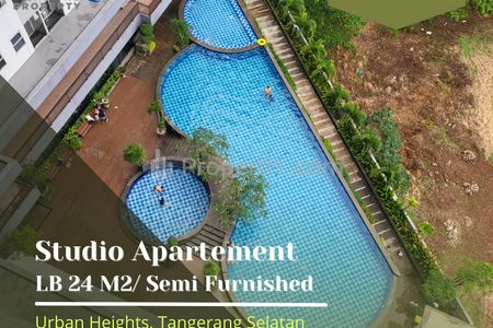 450>350 Jt ! Jual Murah Apartemen Studio di Urban Heights Residences BSD di Bawah Harga Beli