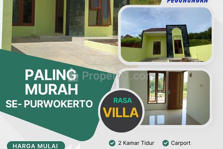 Dijual Rumah Minimalis Murah Premium View Pegunungan di Patikraja, Banyumas - Hamfara Land Sokawera Purwokerto