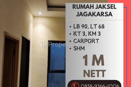 Jual Rumah 2 Lantai Cakep Siap Huni di Jagakarsa Ciganjur Jaksel