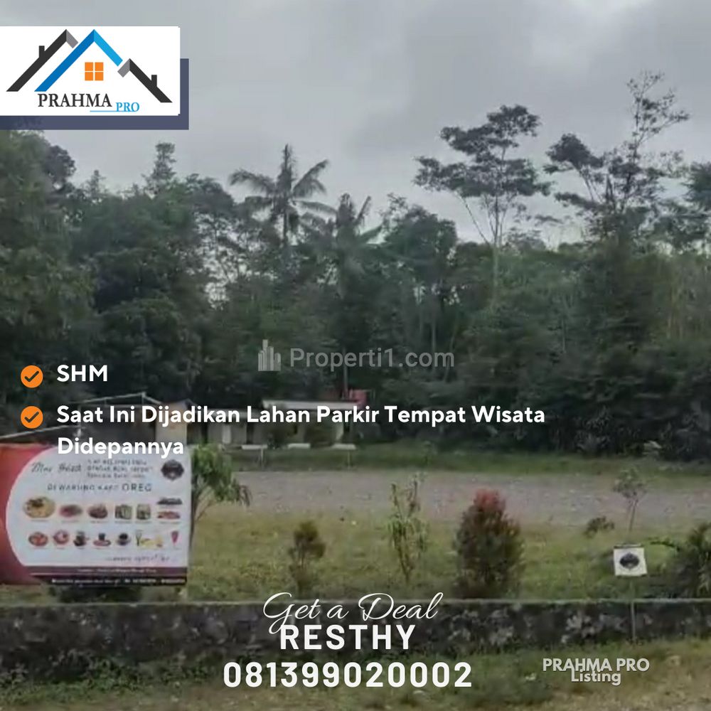 DiJual Tanah Letak Strategis Depan Tempat Wisata di Daerah Kaliurang Pakem Sleman Yogyakarta