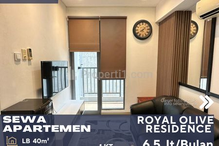 Sewa Apartemen Royal Olive Residence Lantai Rendah di Daerah Pejaten Jakarta Selatan