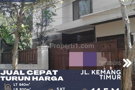 Turun Harga, Dijual Cepat Rumah Mewah Luxurious Siap Huni di Daerah Kemang, Jakarta Selatan