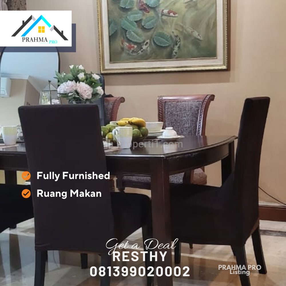 Dijual atau Disewakan Apartemen Bumimas 2+1BR Lantai Rendah di Terogong Cilandak Jakarta Selatan, Full Furnished