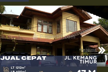 Dijual Rumah Bagus Garasi Besar Jalan Depan 2 Mobil di Daerah Kemang Timur Jakarta Selatan