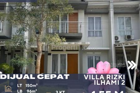 Dijual Rumah Dalam Cluster Lingkungan Asri 2 Lantai di Sawangan Depok