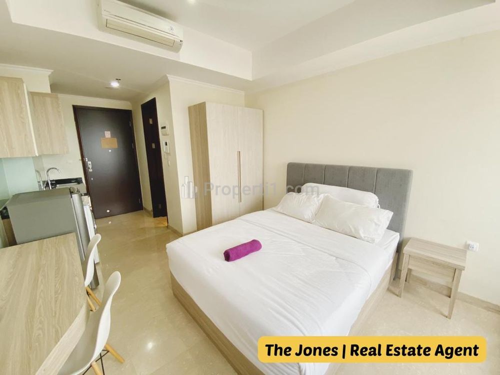 For Rent Apartemen Menteng Park Tipe Studio Fully Furnished, Dekat TIM, RSCM, Bunda Hospital, dan Kampus UI Salemba
