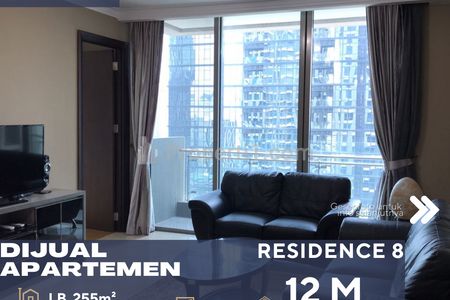 Dijual atau Disewakan Unit Bagus Apartemen Residence 8 Senopati Jarang Ada di Senayan Jakarta Selatan - 4 BR Full Furnished