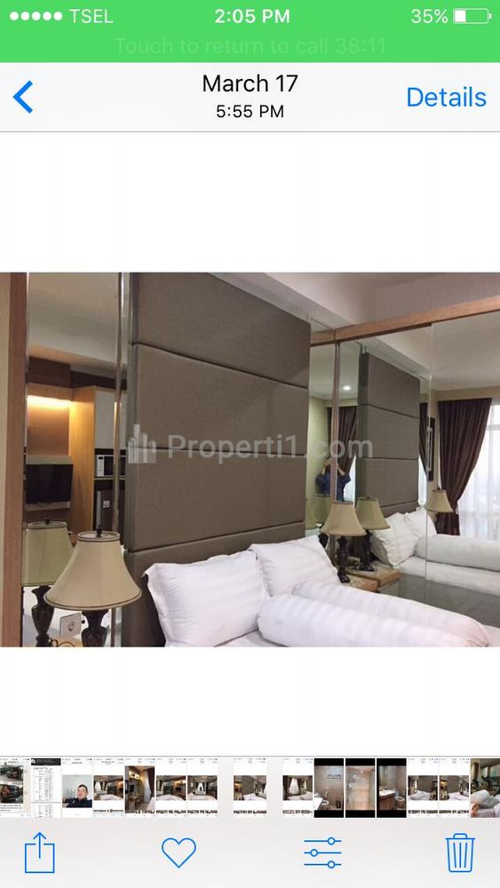 For Rent Apartemen Menteng Park Tipe Studio Fully Furnished, Dekat Taman Ismail Marzuki, RSCM, Bunda Hospital, dan Kampus UI Salemba