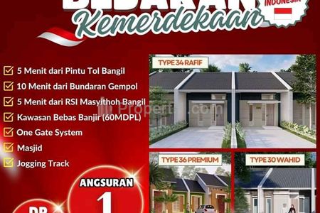 Dijual Rumah Siap Huni di Beji, Pasuruan (Banting Harga Promo Kemerdekaan)