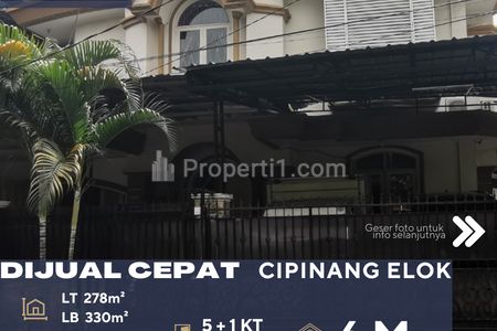 Dijual Cepat Rumah Bagus Dalam Perumahan di Cipinang, Jakarta Timur