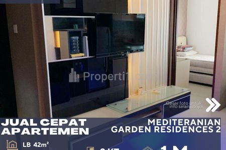 Jual Apartemen Mediteranian Garden Residence 2 Type 2BR di Tanjung Duren Jakarta Barat