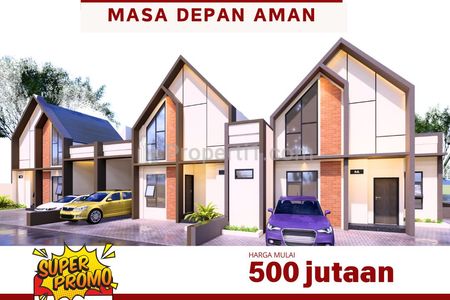 Dijual Rumah di Belakang RS At-Turots Seyegan Sleman, Sisa 4 Unit - Shaka Residence Sleman