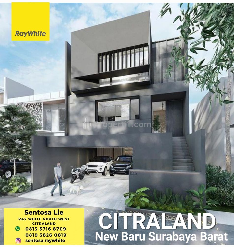 NEW Baru Dijual Rumah Citraland Surabaya area Woodland - Eastwood - Greenwood dekat Universitas Ciputra, Pasar Modern, GWalk