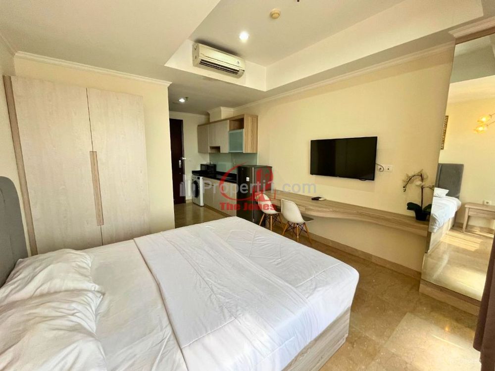 For Rent Apartemen Menteng Park Tipe Studio Fully Furnished, Dekat TIM, RSCM, Bunda Hospital, dan Kampus UI Salemba