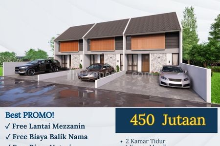 Sale Besar-Besaran Rumah Semi 2 Lantai Hanya 400 Jutaan di Sleman - Griya Perwita Sleman