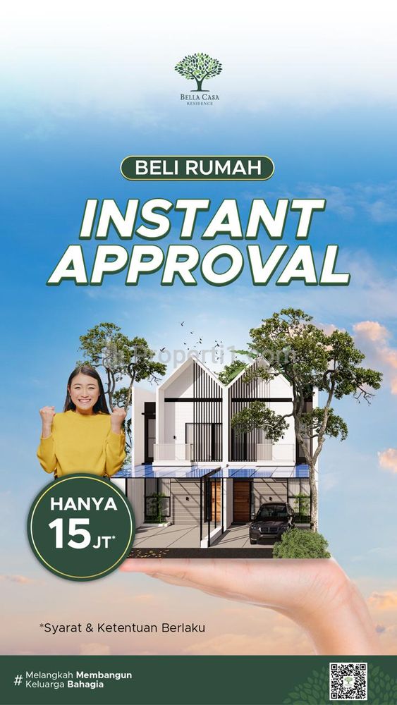 Jual Rumah Baru Bellacasa Residence, Sukmajaya, Depok (LB 77m2, 2 Lantai)