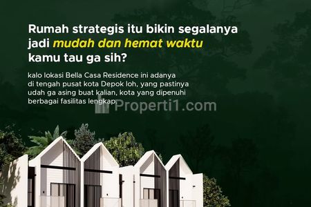 Jual Rumah Baru Bellacasa Residence - Sukmajaya, Depok