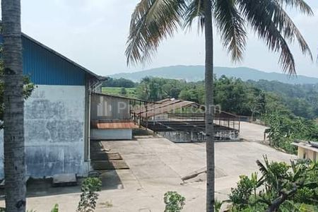 Jual Murah Gudang Luas Tanah 2.7 Hektar LB 6000 m2 Pinggir Jalan Mekarsari, Rancabungur, 10 km dari Tol Kayu Manis, Kabupaten Bogor, Jawa Barat