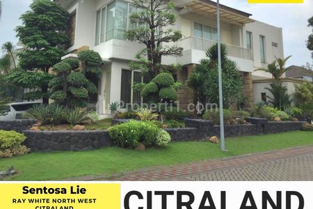 Dijual Rumah Raffles Garden Citraland Surabaya PLUS Kolam Renang PRIVATE POOL dekat Sekolah Ciputra, GWalk Citraland