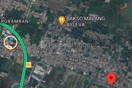 Dijual Tanah Kavling Siap Bangun Dekat Exit Tol Pakis dan Bandara, di Malang