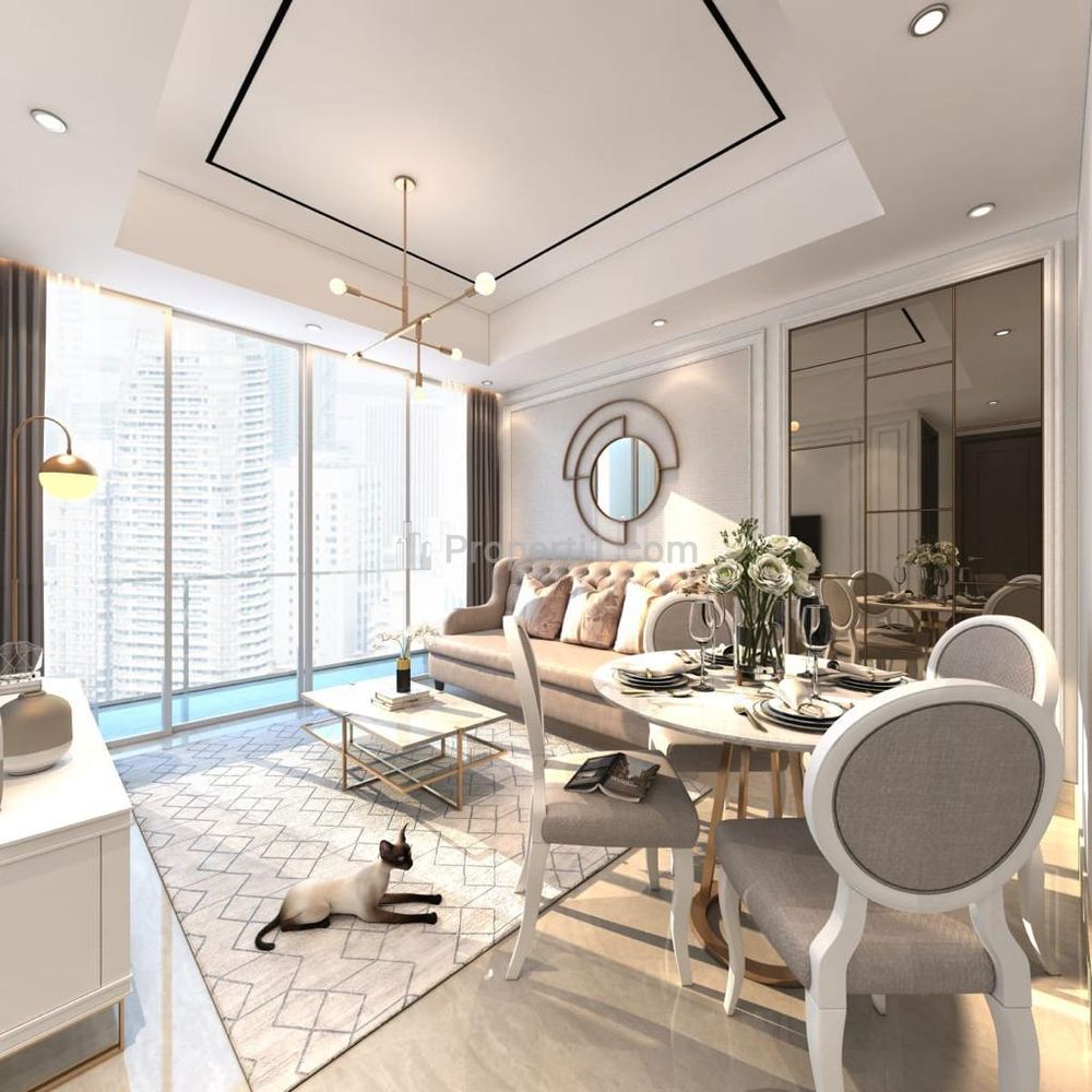 Disewakan Apartemen Menteng Park Tower Emerald (Private Lift) - 2 Bedrooms Full Furnished, Dekat TIM, RSCM, Bunda Hospital, dan Kampus UI Salemba