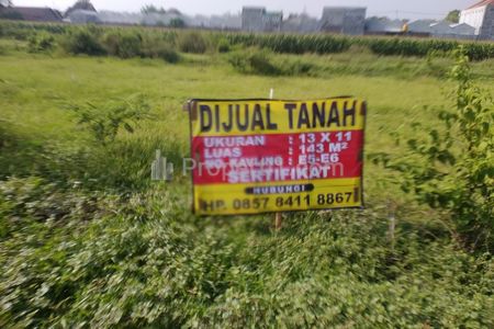 Dijual Tanah Kavling Siap Bangun Dekat Jalan Provinsi di Mojoagung, Jombang, Jawa Timur