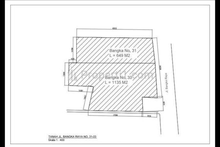 Jual Murah Bawah NJOP Tanah Kosong Luas 1784 m2 di Jalan Raya Bangka, Dekat Kemang, Pejaten, Ampera, TB Simatupang, Mampang Prapatan, Jakarta Selatan